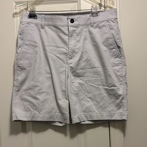 Nike DRI FIT Men's Light Beige Flat Front Shorts